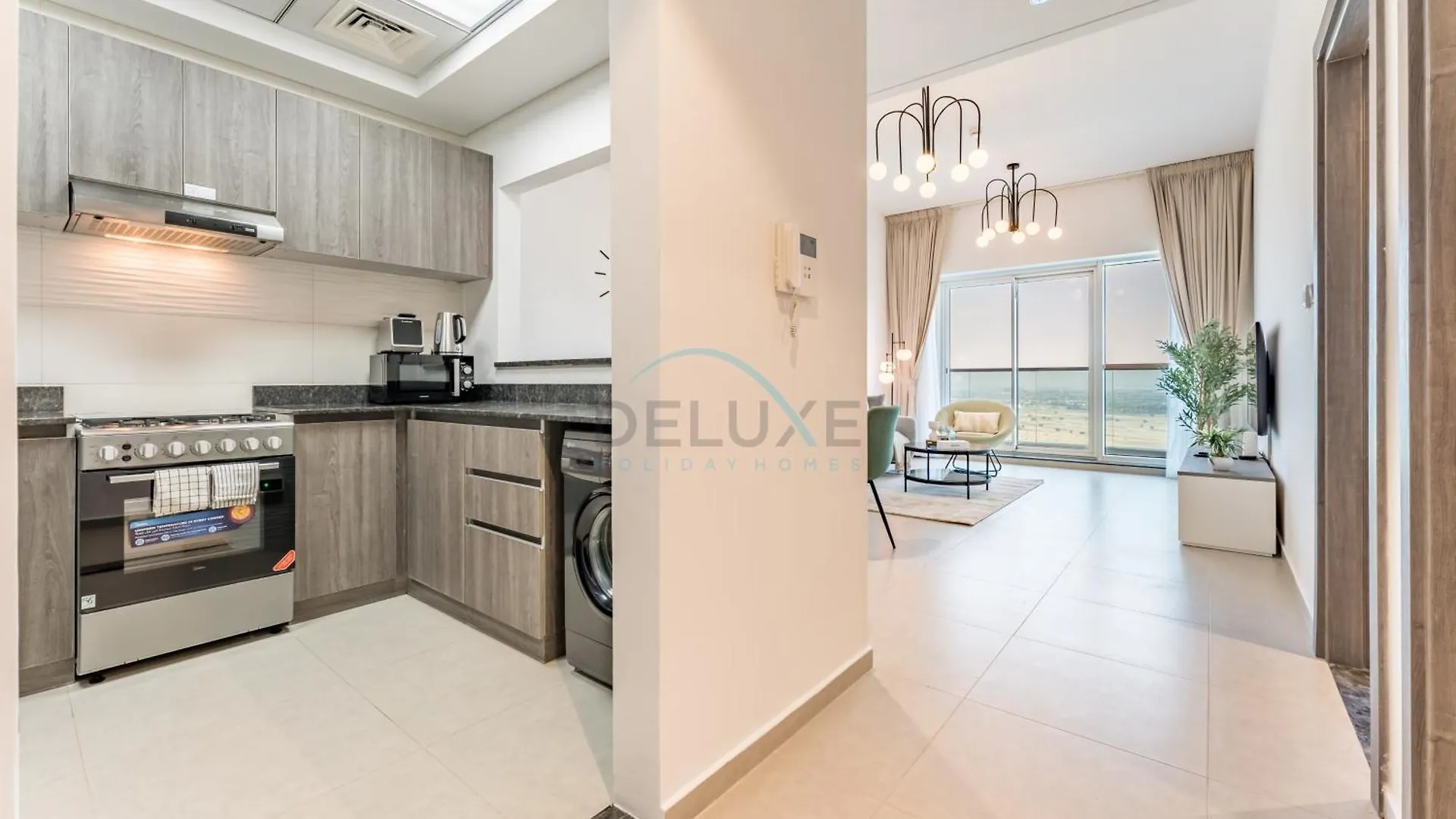 Near Dubai Miracle Garden 1Br With Private Balcony, Orchid Residence, Al Barsha South By Deluxe Holiday Homes Apartment